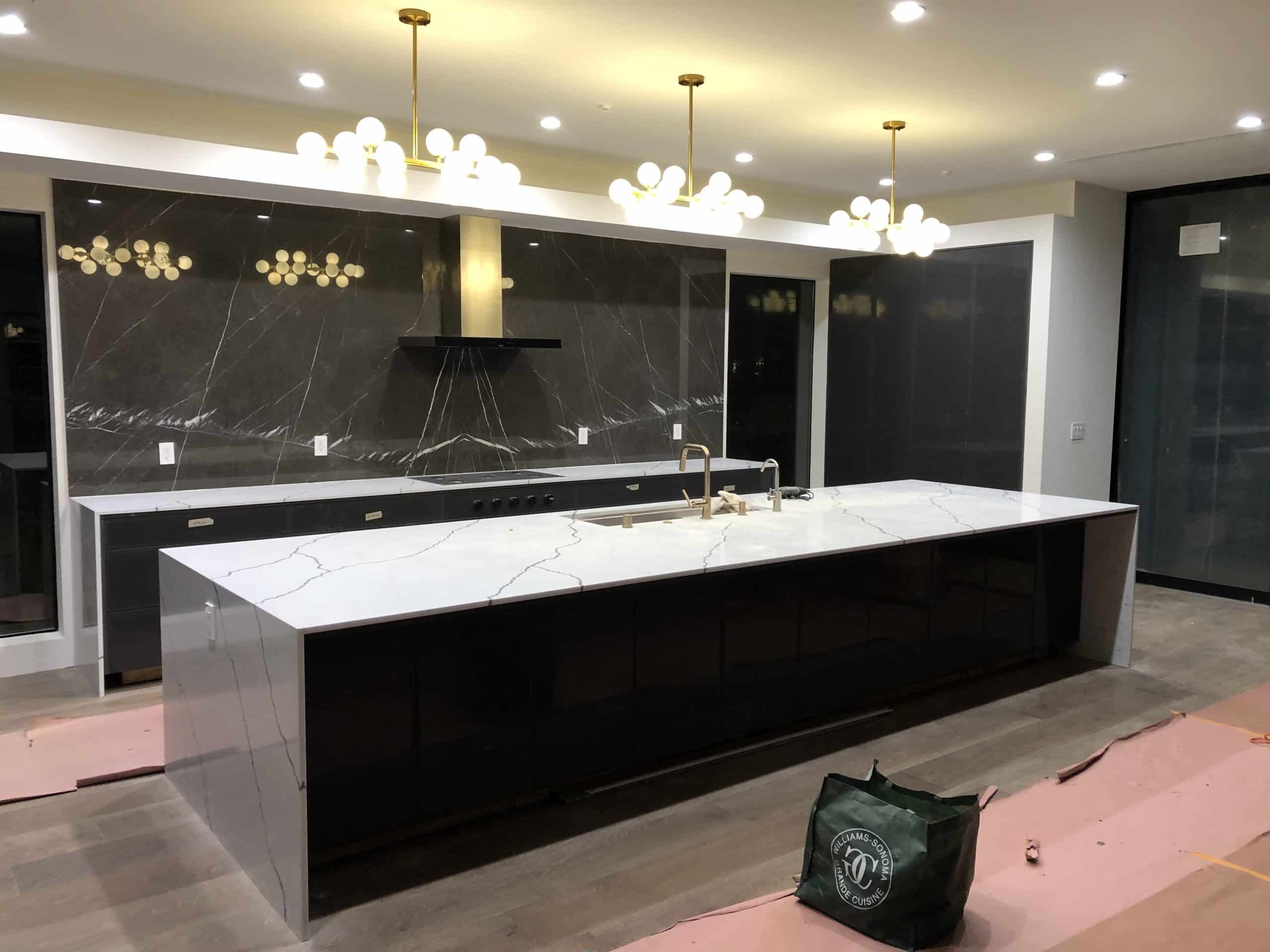 Completed custom home by Pure Builders