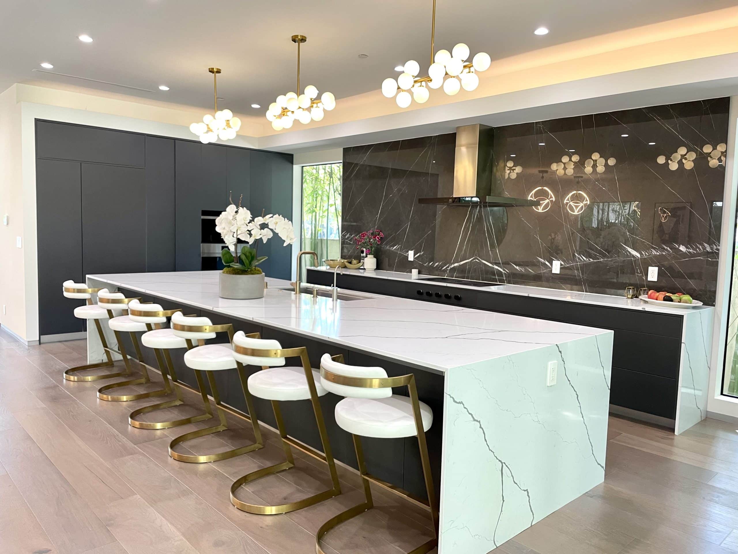 Custom home under construction in Calabasas