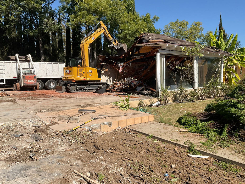 Fire rebuild in progress by Pure Builders