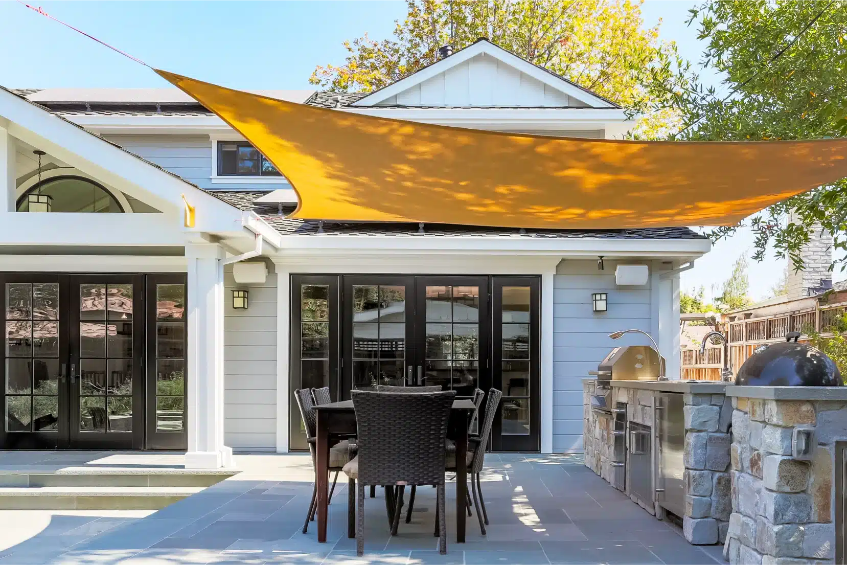 Triunfo backyard pool and interior remodel photo